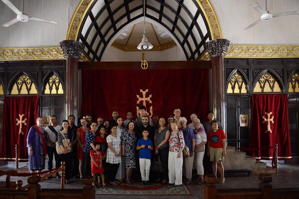 Церковь Святого Иоанна Крестителя, Янгон, Мьянма Церковь Святого Иоанна Крестителя, Янгон, Мьянма - Sputnik Արմենիա