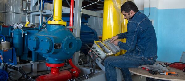 Монтаж оборудования на заводе газовых компрессоров - Sputnik Արմենիա