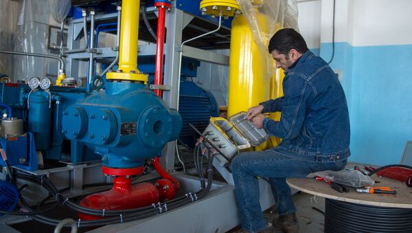 Монтаж оборудования на заводе газовых компрессоров - Sputnik Արմենիա