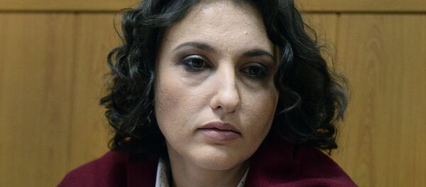 Рассмотрение дела в отношении В.Павленко, обвиняемой в краже собаки-поводыря у незрячей певицы Ю.Дьяковой Рассмотрение дела в отношении В.Павленко, обвиняемой в краже собаки-поводыря у незрячей певицы Ю.Дьяковой - Sputnik Армения