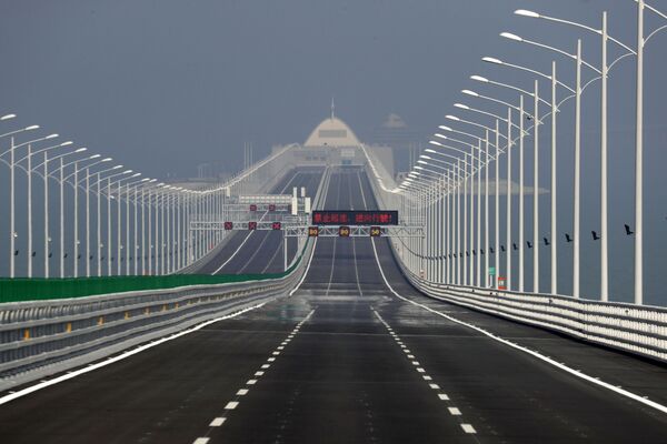 Морской мост Гонконг-Чжухай-Макао в Китае - Sputnik Армения