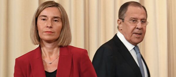 Встреча главы МИД РФ С. Лаврова с заместителем председателя Европейской комиссии Ф. Могерини - Sputnik Армения