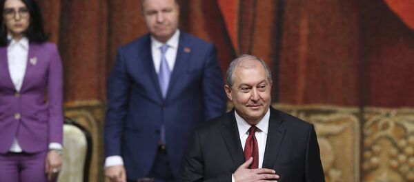 Инаугурация 4-го президента Армении Армена Саркисяна Инаугурация 4-го президента Армении Армена Саркисяна - Sputnik Армения