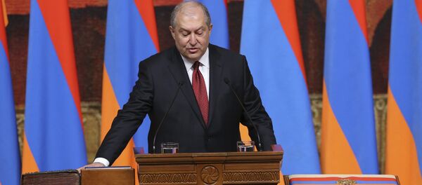 Инаугурация 4-го президента Армении Армена Саркисяна Инаугурация 4-го президента Армении Армена Саркисяна - Sputnik Армения