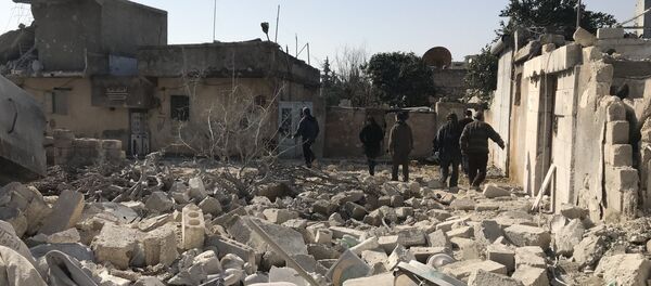 Последствия артобстрелов Африна в Сирии Последствия артобстрелов Африна в Сирии - Sputnik Արմենիա
