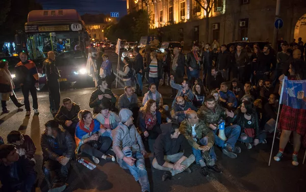 Акция протеста у здания РПА (11 апреля 2018). Ереван - Sputnik Армения