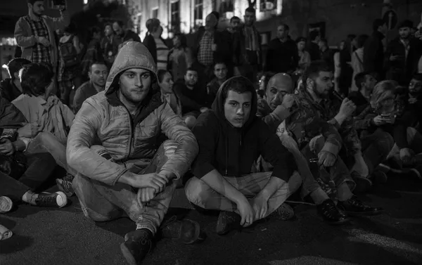 Акция протеста у здания РПА (11 апреля 2018). Ереван - Sputnik Армения