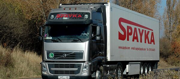 Грузовой автомобиль компании Spayka - Sputnik Армения