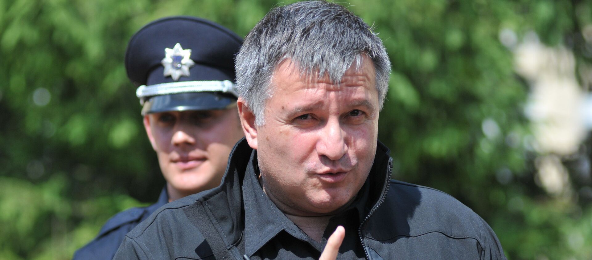 Министр внутренних дел Украины А.Аваков посетил центр подготовки патрульных полицейских во Львове - Sputnik Армения, 1920, 14.07.2021