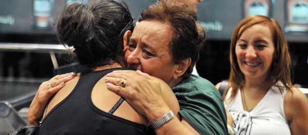 Сирийские армяне в аэропорту Звартноц - Sputnik Армения