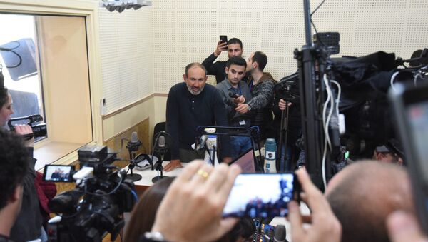 Захват оппозиционерами Дома Радио - Sputnik Армения