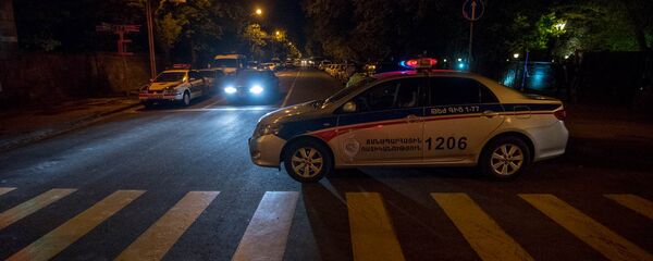 Блокированная улица Демирчяна Блокированная улица Демирчяна - Sputnik Армения