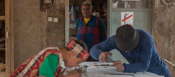 Мастерская по изготовлению хачкаров. Село Аршалуйс, Армавир - Sputnik Արմենիա