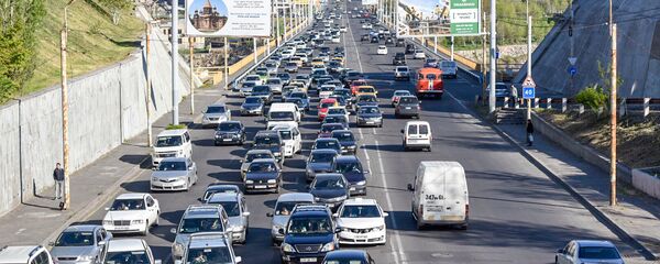Ситуация на Давташенском мосту (16 апреля 2018). Ереван Ситуация на Давташенском мосту (16 апреля 2018). Ереван - Sputnik Армения