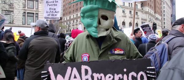 Протесты в США против ударов по Сирии - Sputnik Армения