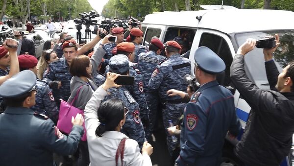 Акции протеста 18.04.18 - Sputnik Армения