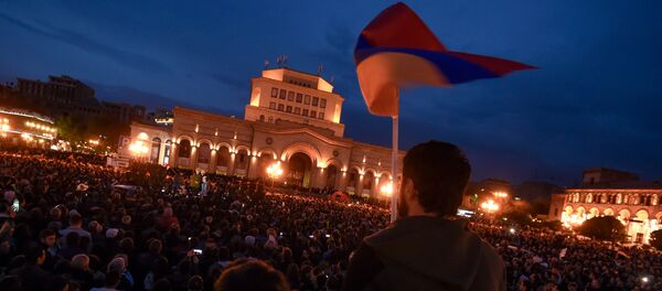 Митинг на Площади Республики (20 апреля 2018). Ереван - Sputnik Армения