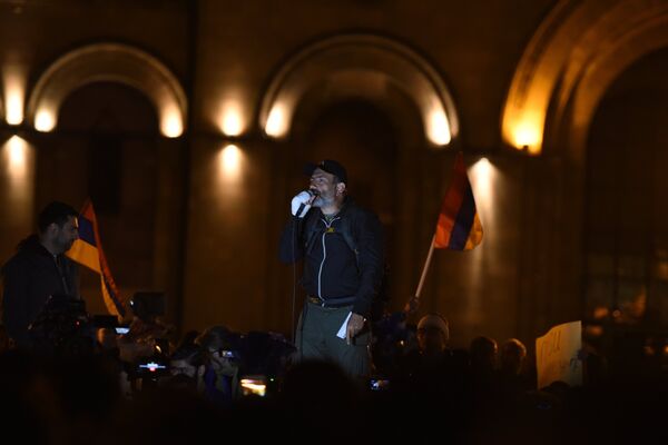 Акция протеста оппозиции в Ереване Акция протеста оппозиции в Ереване - Sputnik Армения