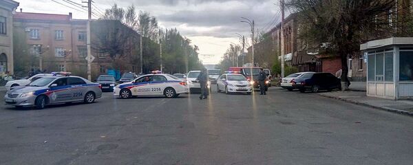 Шествие протестующих в Гюмри (21 апреля 2018) - Sputnik Армения