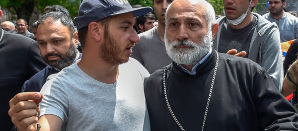 Улица Григора Лусаворича (22 апреля 2018). Ереван Улица Григора Лусаворича (22 апреля 2018). Ереван - Sputnik Армения