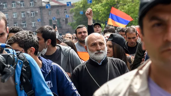 Улица Григора Лусаворича (22 апреля 2018). Ереван - Sputnik Армения