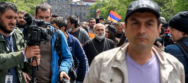 Улица Григора Лусаворича (22 апреля 2018). Ереван - Sputnik Արմենիա