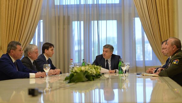 Врио Премьер-министра Армении Карен Карапетян провел заседание Совета Безопасности (24 апреля 2018). Ереван - Sputnik Армения