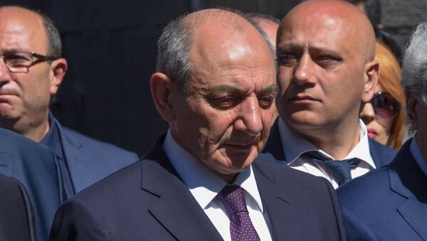 Президент Арцаха Бако Саакян (24 апреля 2018). Ереван - Sputnik Армения