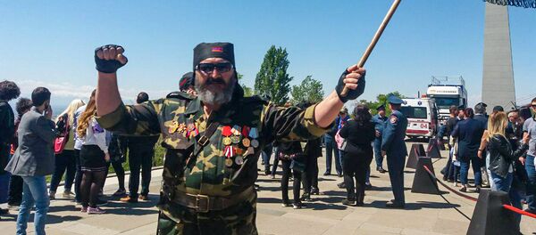 Участник карабахского движения Джон Участник карабахского движения Джон - Sputnik Արմենիա