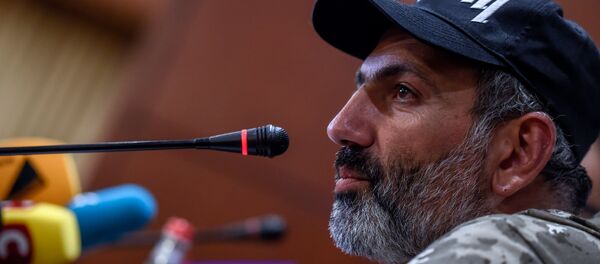 Пресс-конференция Никола Пашиняна (24 апреля 2018). Гостиница Marriott Armenia, Ереван - Sputnik Армения