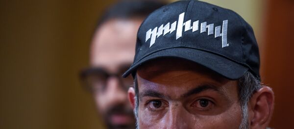 Пресс-конференция Никола Пашиняна (24 апреля 2018). Гостиница Marriott Armenia, Ереван - Sputnik Արմենիա