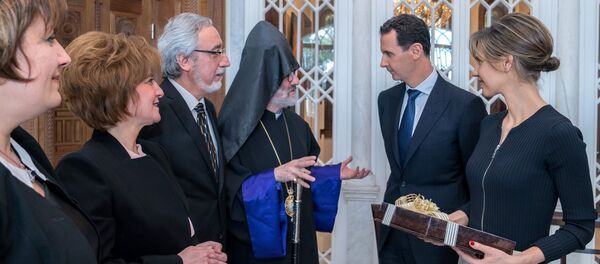 Президент Сирии Башар Асад принял представителей армянской общины (23 апреля 2018). Ереван - Sputnik Армения