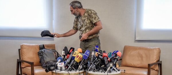 Презентация Никола Пашиняна (27 апреля 2018). Гостиница Marriott Armenia, Ереван Презентация Никола Пашиняна (27 апреля 2018). Гостиница Marriott Armenia, Ереван - Sputnik Արմենիա