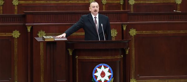 Инаугурация Президента Азербайджана Ильхама Алиева (18 апреля 2018). Баку, Азербайджан Инаугурация Президента Азербайджана Ильхама Алиева (18 апреля 2018). Баку, Азербайджан - Sputnik Արմենիա