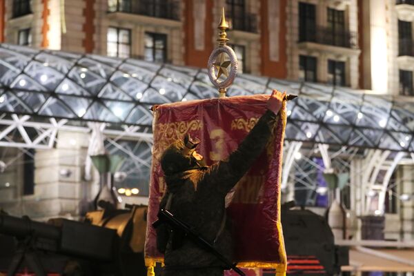 Перед началом репетиции военного парада на Красной площади, посвященного 73-й годовщине Победы в Великой Отечественной войне - Sputnik Армения