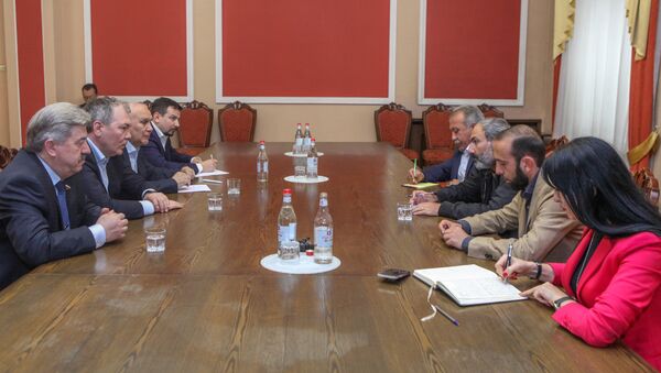 Встреча парламентской делегации РФ и фракции Елк - Sputnik Армения