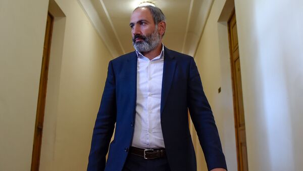 Лидер оппозиционной фракции Елк в НС Никол Пашинян (30 апреля 2018). Еревaн - Sputnik Армения
