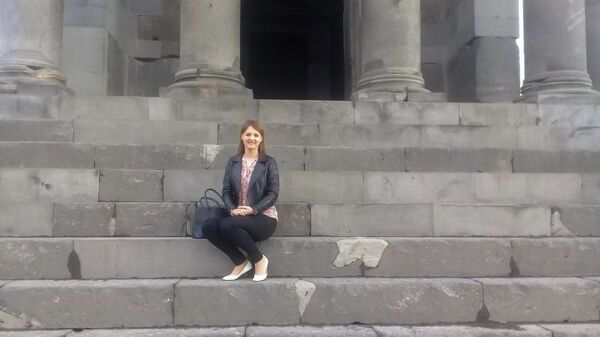 Елена Соловьева в Гарни - Sputnik Армения