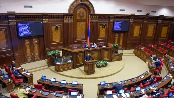 Специальное заседание парламента по выборам нового премьер-министра Армении (1 мая 2018). Еревaн - Sputnik Армения