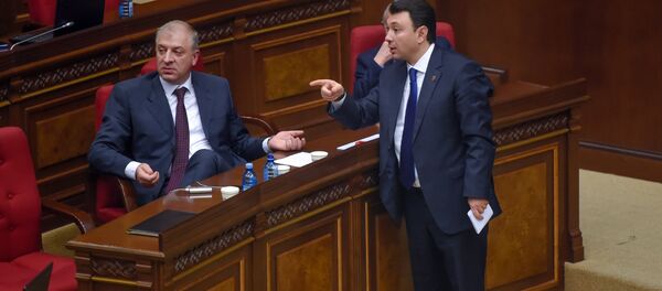 Специальное заседание парламента по выборам нового премьер-министра Армении (1 мая 2018). Еревaн - Sputnik Արմենիա