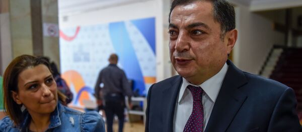 Депутат НС Ваграм Багдасарян во время специального заседания парламента по выборам нового премьер-министра Армении (1 мая 2018). Еревaн - Sputnik Армения