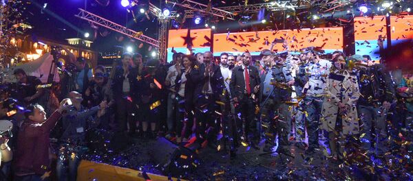 Плошадь Республики после специального заседания парламента (1 мая 2018). Еревaн - Sputnik Армения