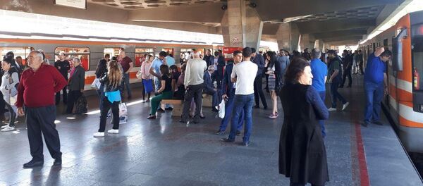 Станция метро Давид Сасунци Станция метро Давид Сасунци - Sputnik Армения