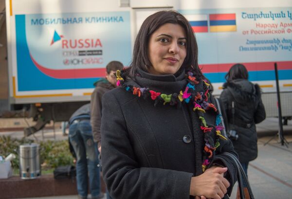 Сопредседатель общественной организации Реальный мир, реальные люди Элина Азарян Сопредседатель общественной организации Реальный мир, реальные люди Элина Азарян - Sputnik Արմենիա