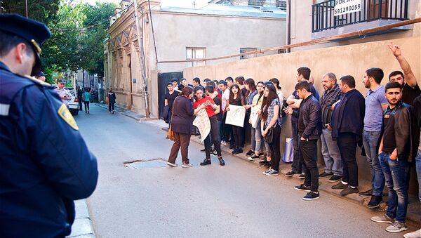 Студенты-армяне провели митинг в Тбилиси - Sputnik Արմենիա