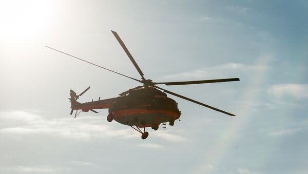 Летные испытания арктического вертолета Ми-8АМТШ-ВА на Улан-Удэнском авиационном заводе - Sputnik Արմենիա