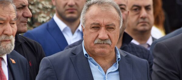 Сасун Микаелян на параде Победы в Арцахе (9 мая 2018). Степанакерт - Sputnik Армения