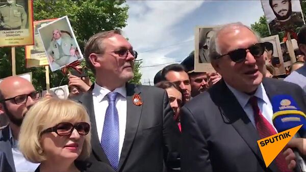 Шествие Бессмертный полк в Ереване - Sputnik Армения