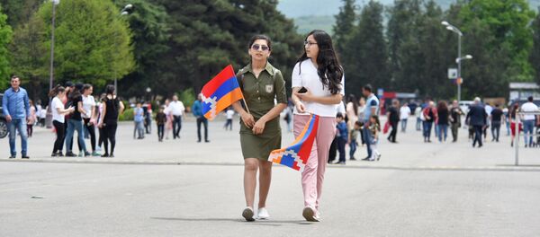 Праздник Победы в Арцахе (9 мая 2018). Степанакерт - Sputnik Արմենիա