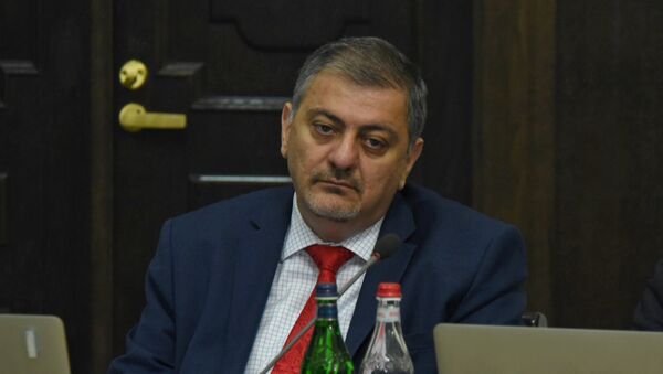 Ваче Габриелян на заседании правительства Армении (11 мая 2018). Еревaн - Sputnik Արմենիա